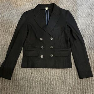 J. Crew Navy wool Double-Breasted Blazer